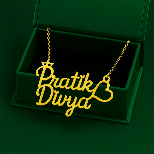 Royal Love Name Necklace