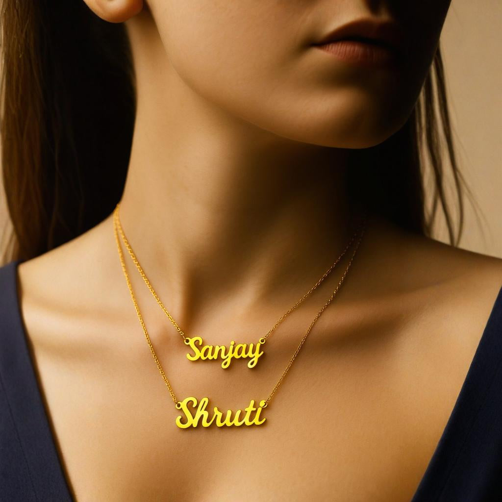 Customize Name Layered Necklace