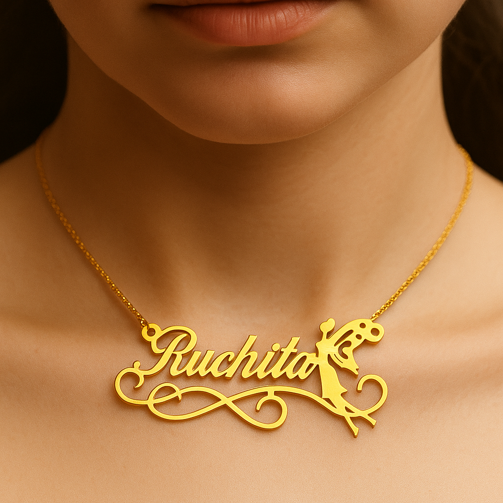 Customize Single Name Necklace