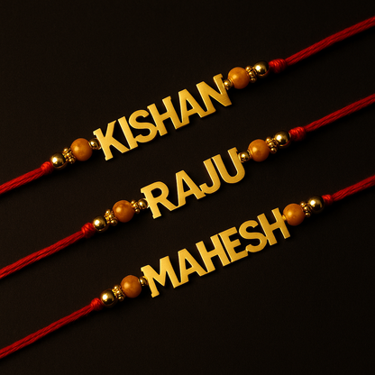 Customize Capital Name Rakhi
