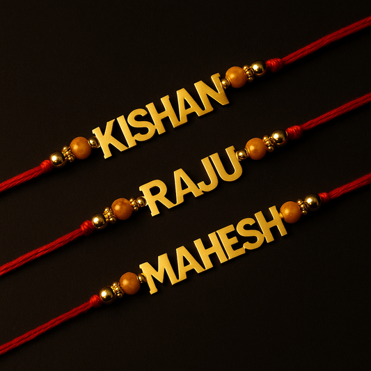 Customize Capital Name Rakhi