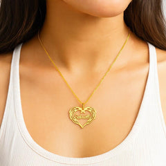 Angel Heart Name Pendant